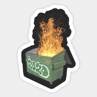 Dumpster Fire 2020 Variant Sticker